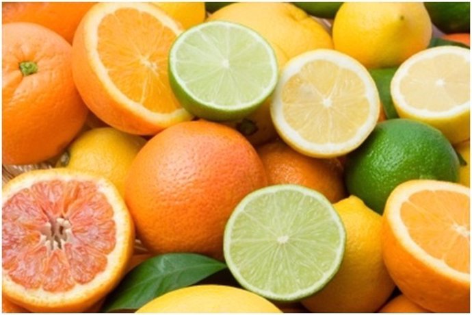 Cítricos, naranjas, limas, limones