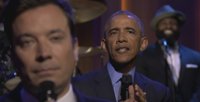 Obama cita a Lennon y a Rihanna en su divertido regreso al programa de Jimmy Fallon