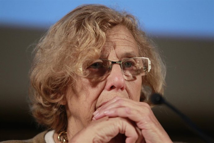 Manuela Carmena en una jornada contra la corrupción