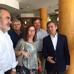 Rafael González Tovar, Ana Belén Castejón y Pedro Saura