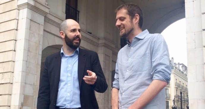 Julio Revuelta y Florent Marcellesi