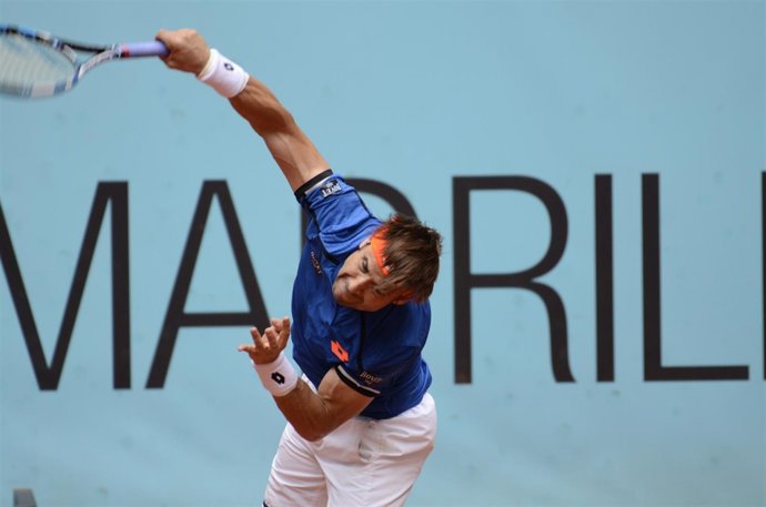 David Ferrer durante el Mutua Madrid Open 2016              