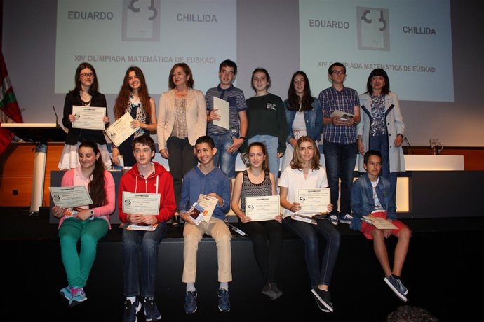 Ganadores de la XIV Olimpiada Matemática Eduardo Chillida