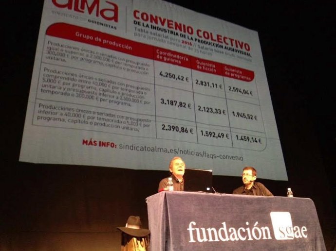 Acto de la Fundación SGAE. 