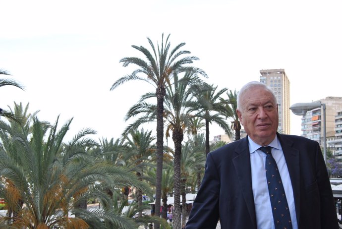 José Manuel García-Margallo durante la entrevista con Europa Press