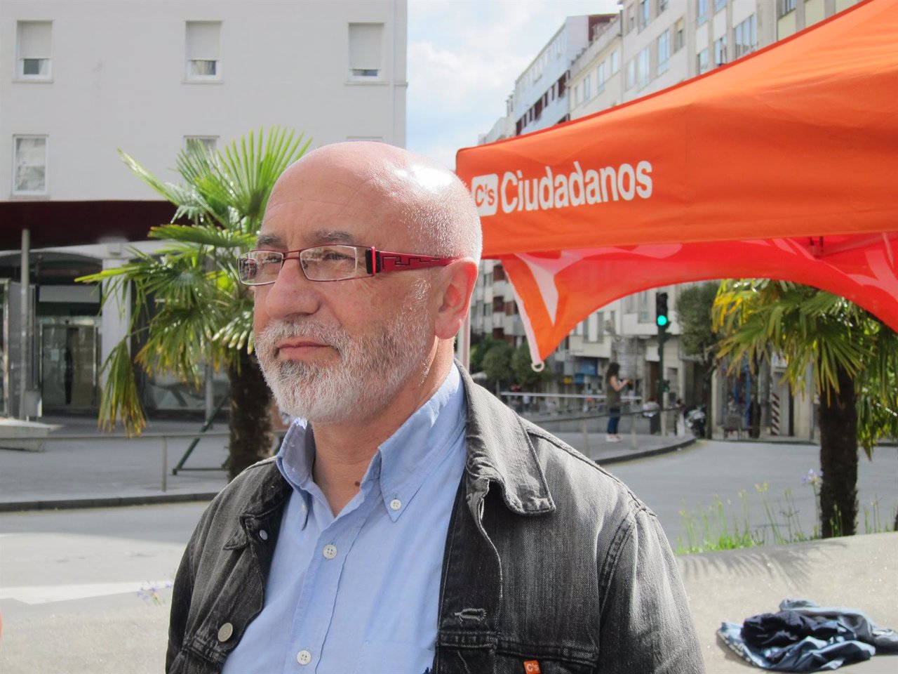 El candidato de C's al Congreso por A Coruña, José Canedo