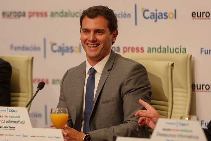 Albert Rivera, en los Desayunos de Europa Press Andalucía