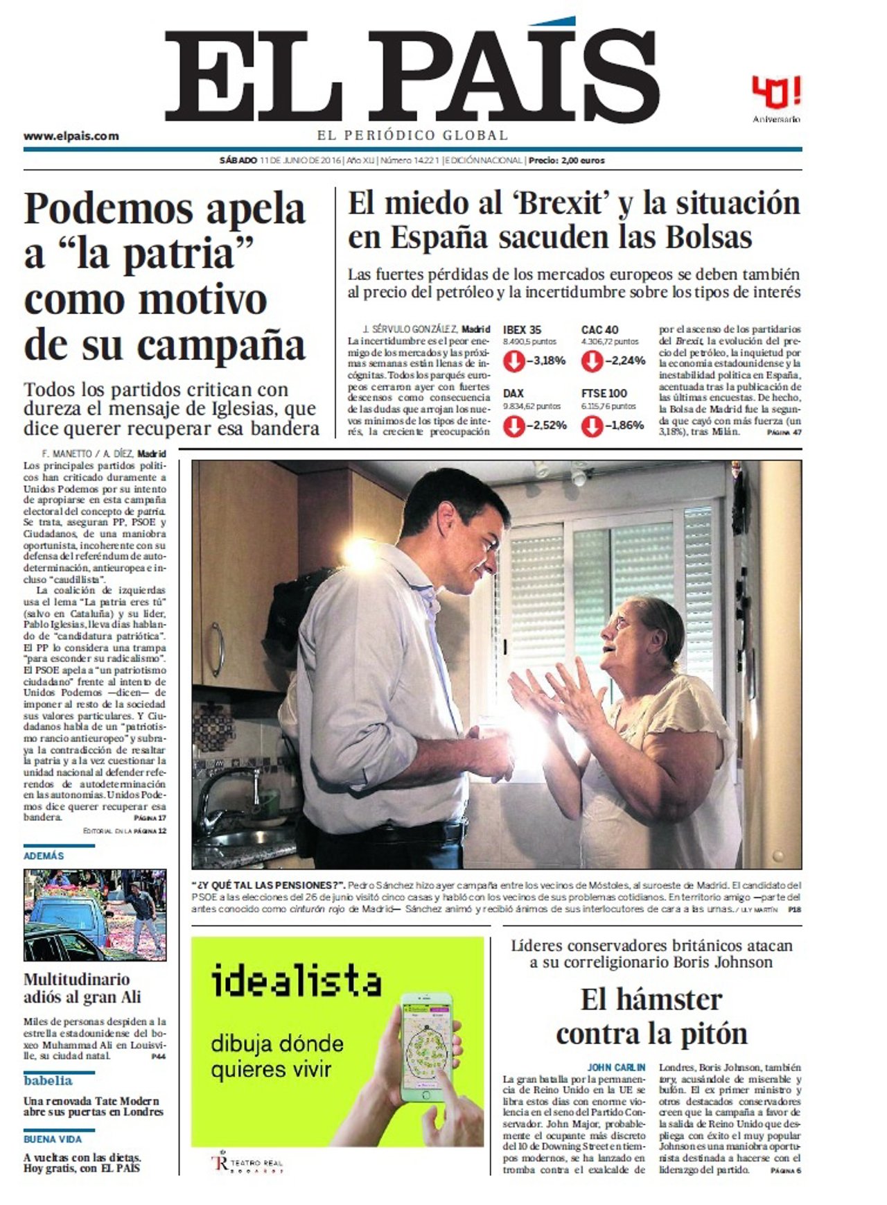 Portada El País