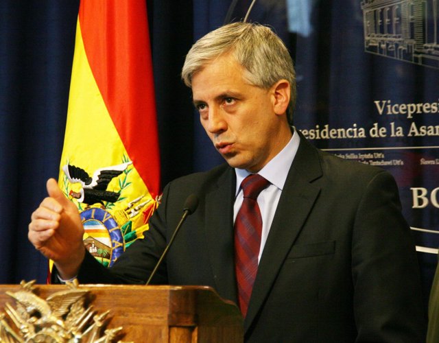 El vicepresidente boliviano, Álvaro García Linera.