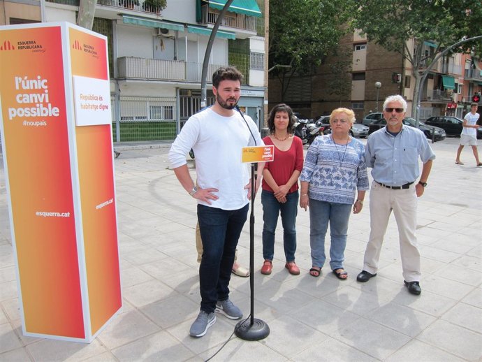 G.Rufián, A.Rotger, A,Surra y S.Vidal (ERC)