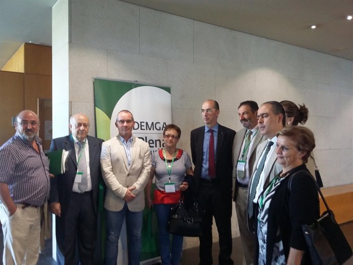 Miembros de Fademega, la federación organizadora del congreso