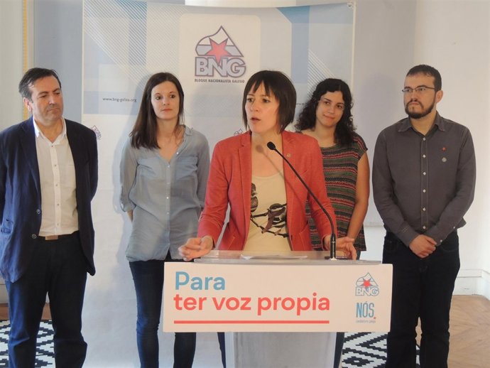 Acto electoral del BNG en Pontevedra