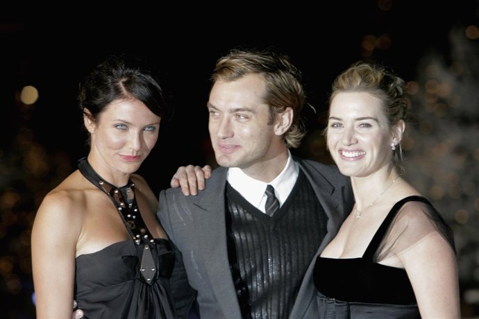 CAMERON DIAZ, JUDE LAW Y KATE WINSLET