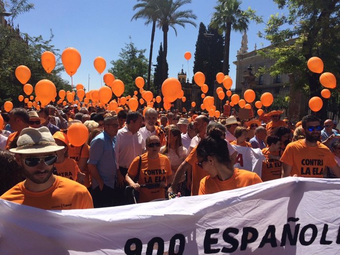 Caminata contra la ELA en Sevilla