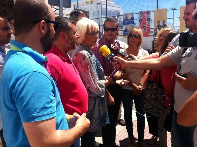 Las candidatas del PP Teófila Martínez y María José García Pelayo