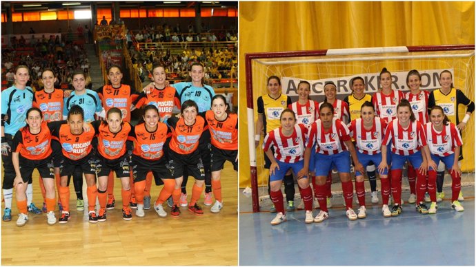 Atlético Féminas y Burela FS 