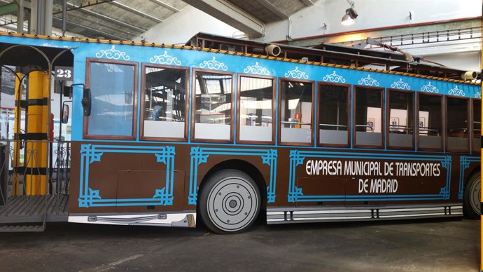 Autobús histórico de la EMT