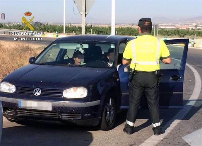 Guardia Civil detiene a un joven en Alhama de Murcia por conducir a 192 km/h 