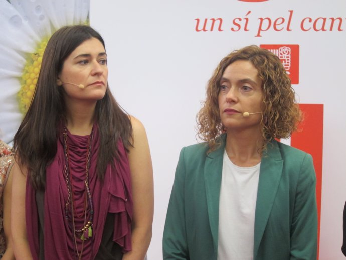 Carmen Montón (PSOE) y Meritxell Batet (PSC) 