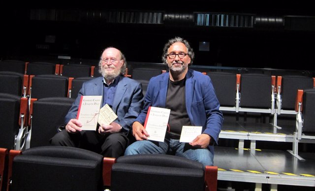 Joaquin Diaz y Gabriel Calvo feria del libro de Valladolid