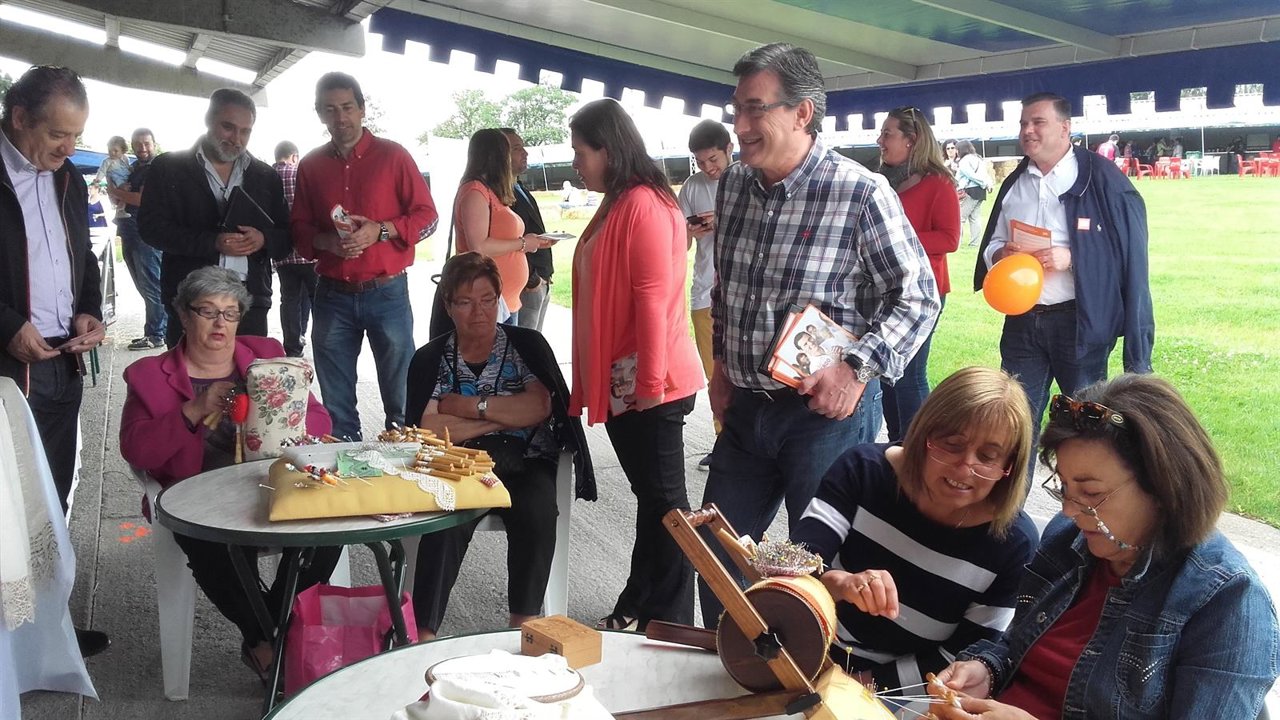 Prendes, durante el Alcuentru d'Asociaciones de Llanera. 