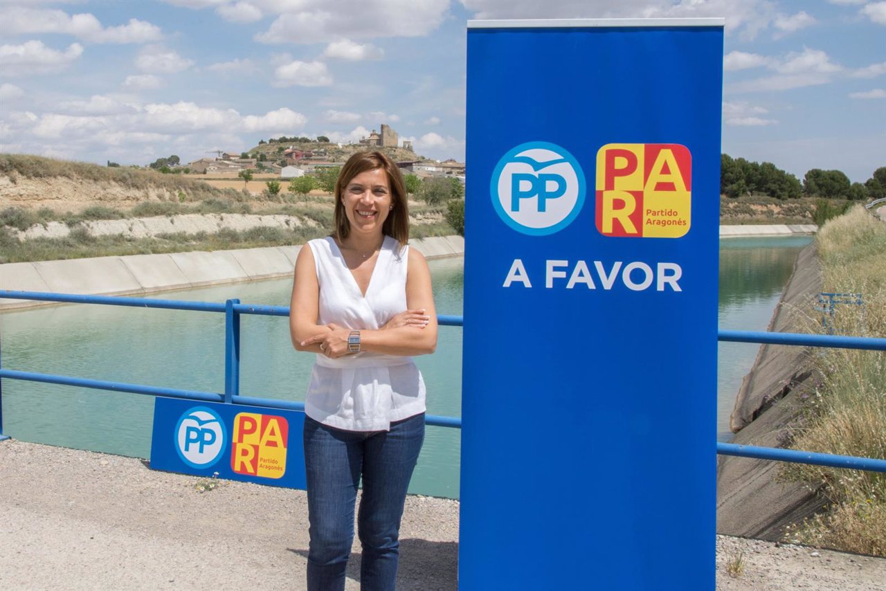 La candidata del PP PAR al Congreso por Huesca, Ana Alós.