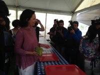 Bescansa cree "favorito" a Iglesias en el debate, que ve "muy positivo" para la democracia