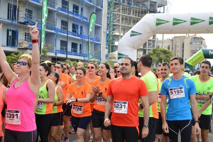 Rodrigo Gómez en la 10k de Zaragoza.