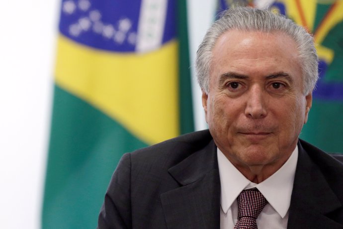 El presidente interino de Brasil, Michel Temer
