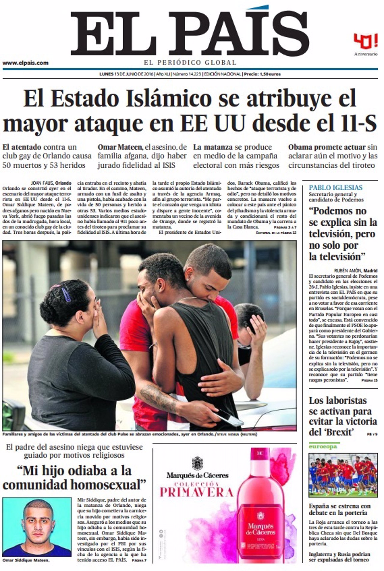 Portada El País