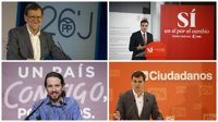 ¿A qué hora y dónde ver el debate a cuatro entre Mariano Rajoy, Pedro Sánchez, Albert Rivera y Pablo Iglesias?