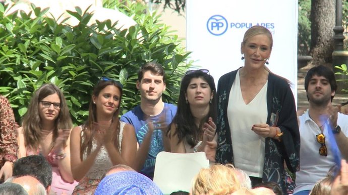 Presidenta del PP de Madrid, Cristina Cifuentes