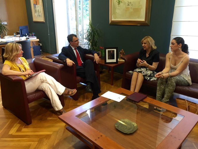 Reunión consejera con alcalde de Murcia
