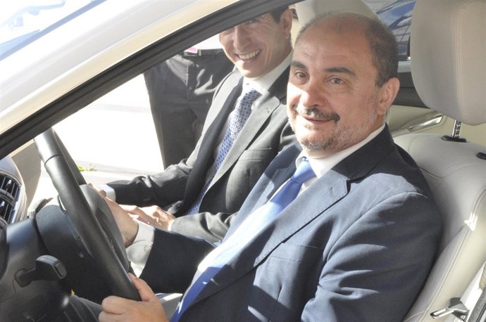 El presidente del  Gobierno de Aragón, Javier Lambán. 
