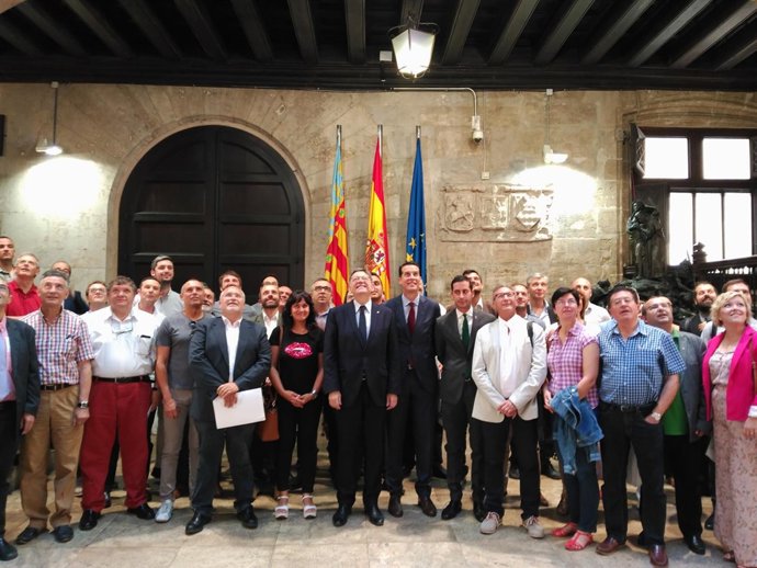 Puig y los representantes de las mancomunidades
