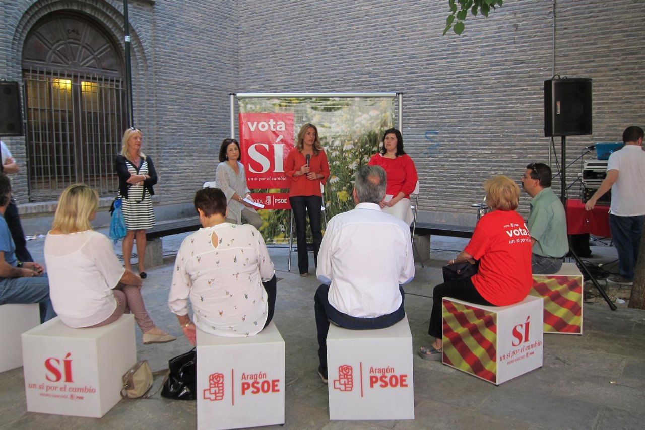 Acto electoral del PSOE sobre igualdad.