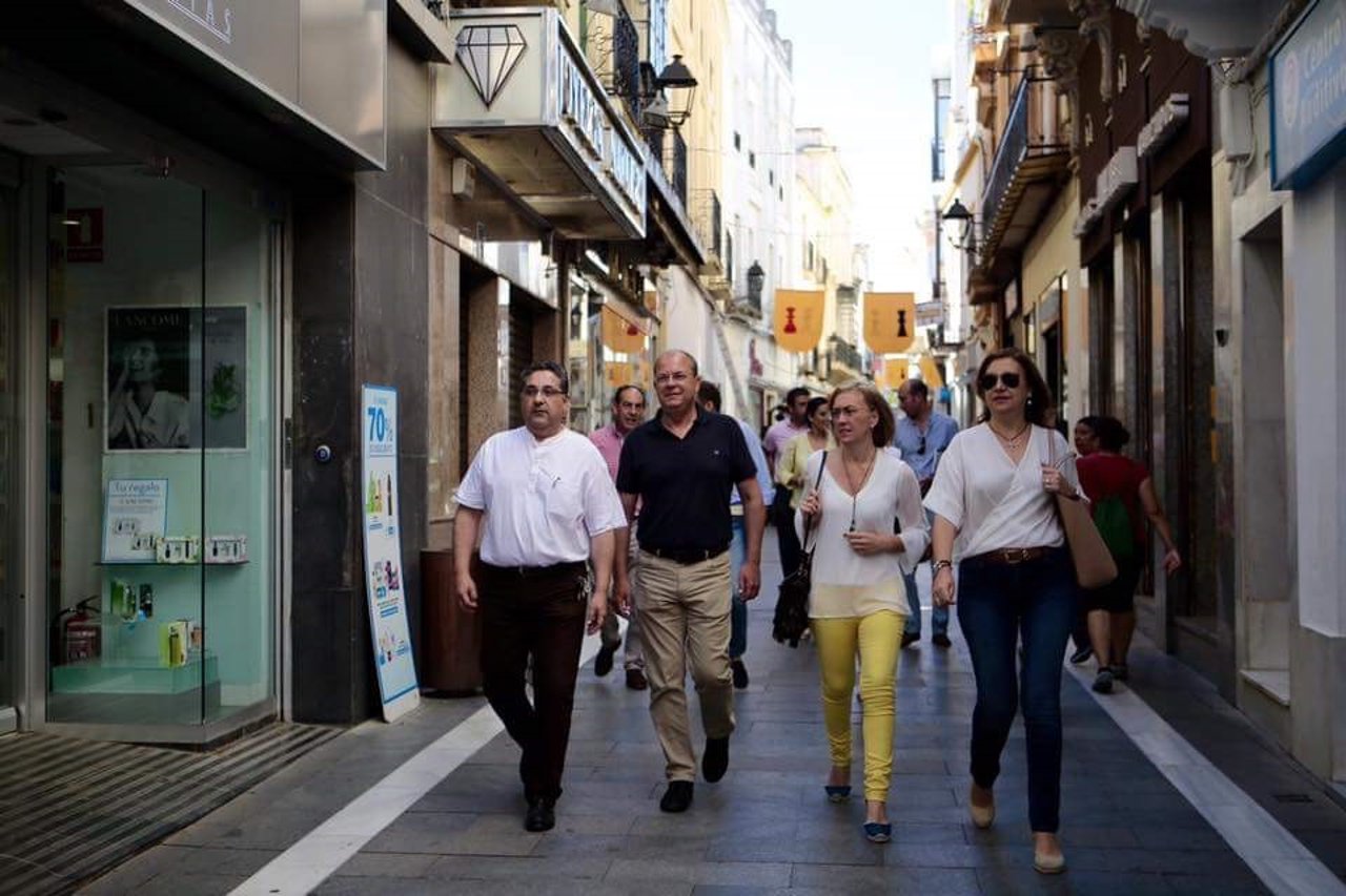 Monago y Teresa Angulo