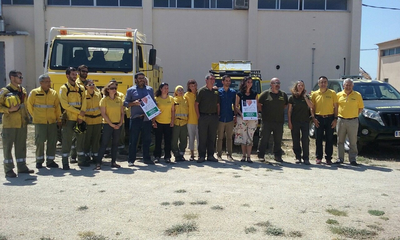 Vidal presenta campaña contra incendios