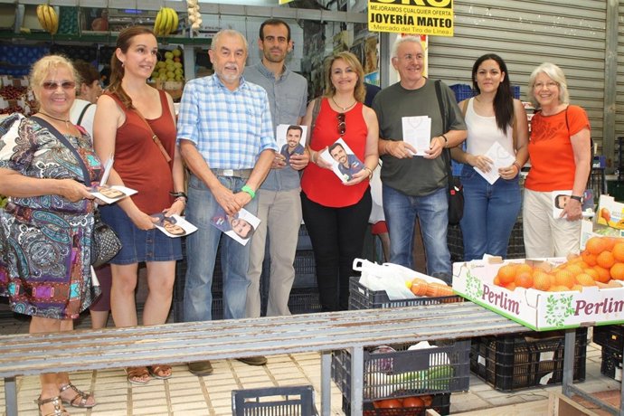 Bustamante en el Polígono Sur.