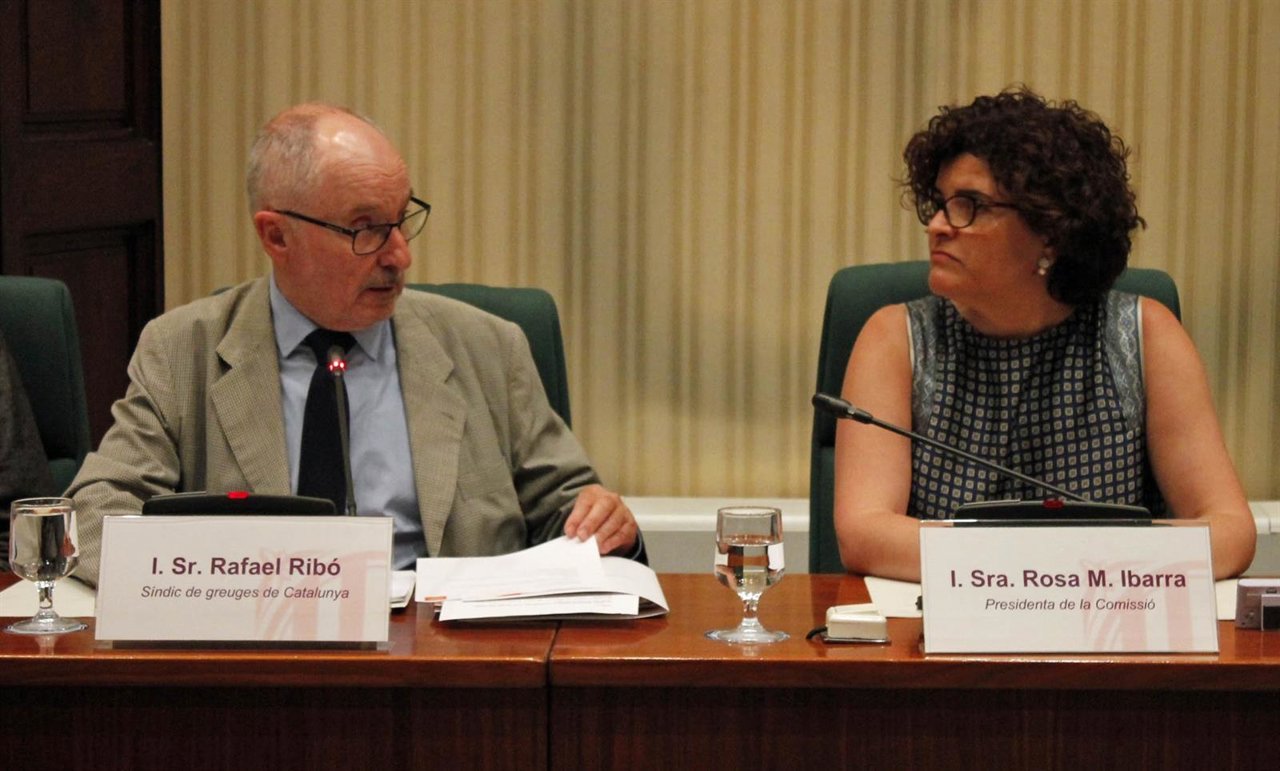 El Síndic de Greuges, Rafael Ribó, en comisión parlamentaria