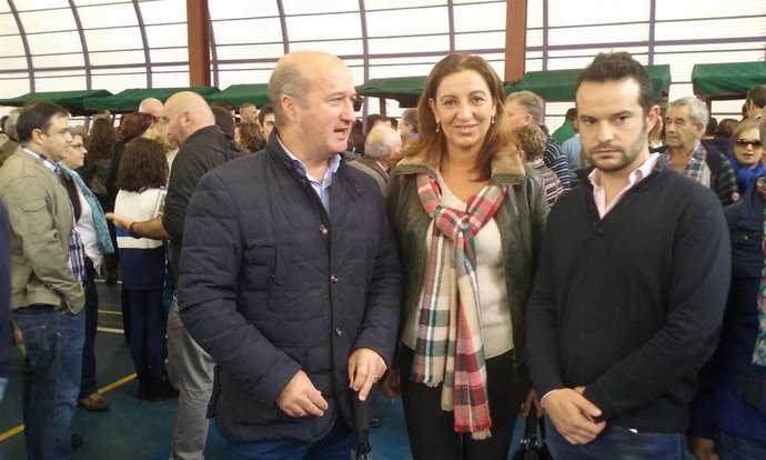 Luis Venta en el certamen del Queso Gamonéu.