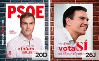 Del 20D al 26J: así han evolucionado los carteles electorales