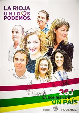 Candidatos de Unidos Podemos La Rioja