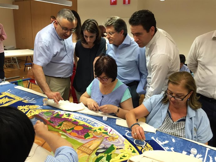 NP Andrea Levy, Teodoro García, Valoración Debate Y Visita A Lorca Fotos Visita 
