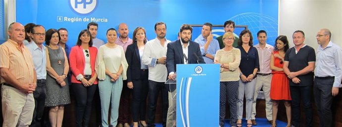 Miras y los portavoces del PP en los municipios en los que ejercen la oposición