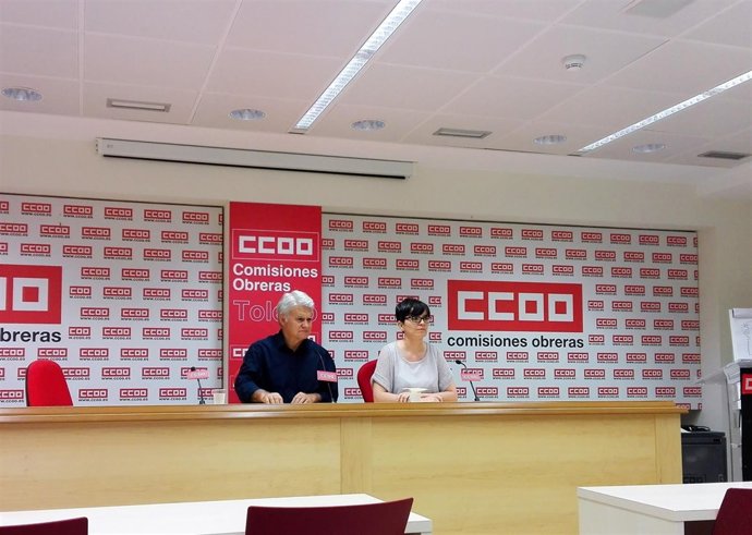 José Luis Gil, CCOO, María Ángeles Castellanos
