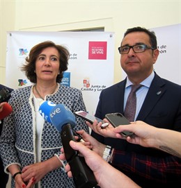 Josefa García Cirac y Julio González Zapico. 