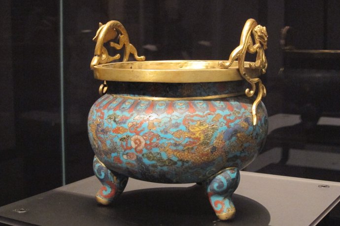 Una pieza de la exposición 'Ming. El imperio dorado'