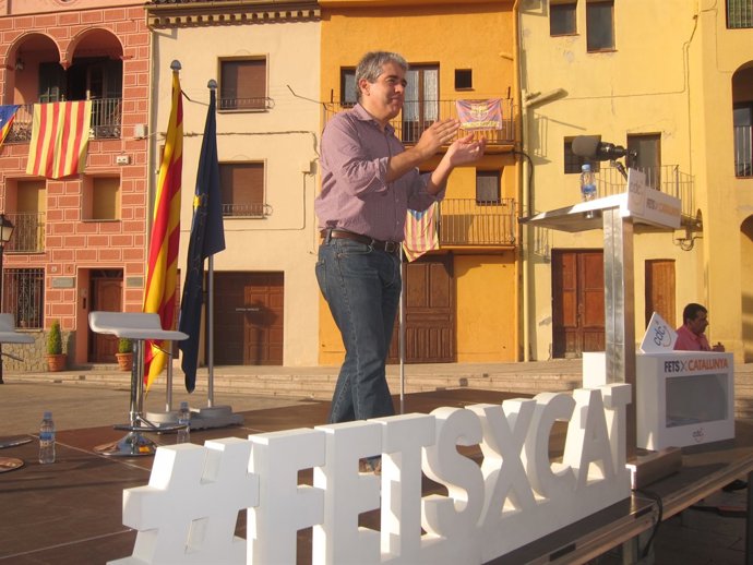 El candidato de CDC a las elecciones generales, Francesc Homs