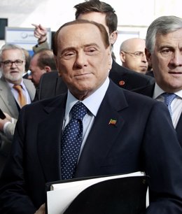 Berlusconi en el Congreso del Partido Popular Europeo
